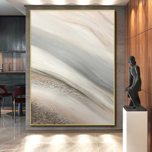 Monumental Custom Hand-Painted Abstract Art for Gym and Fitness Centers LargeART0652