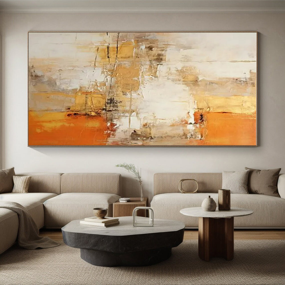 Monumental Contemporary Abstract Wall Art for Entryway Striking First Impression
