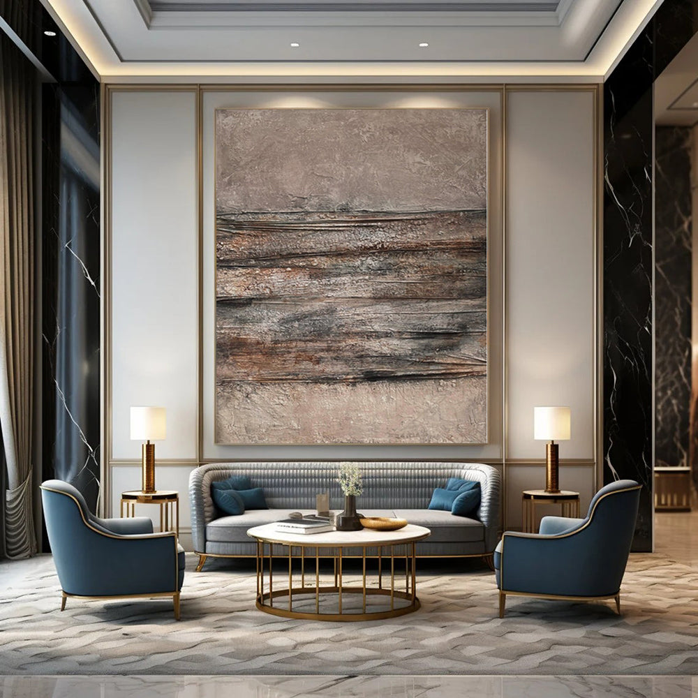 Monumental Made-to-Order Abstract Painting for Tech Startup Incubators