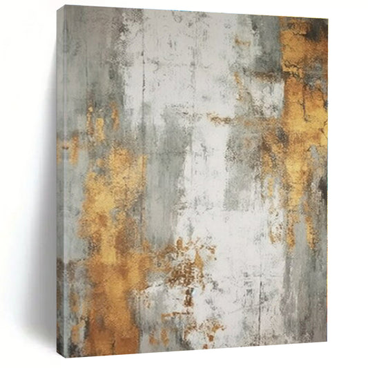 Hand-Painted Large Modern Abstract Wall Art for Office Cubicle Dividers