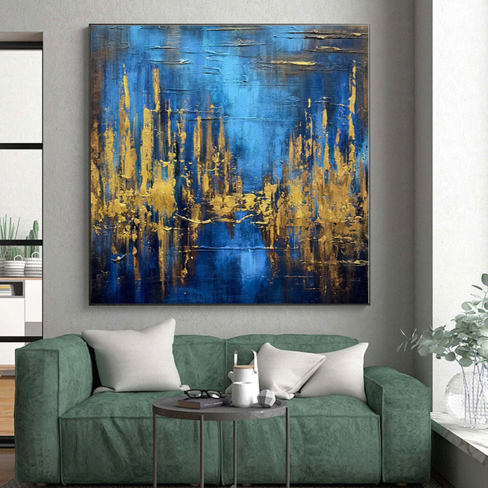 Super-Sized Custom Abstract Wall Art for Home Craft Room Worktable Wall