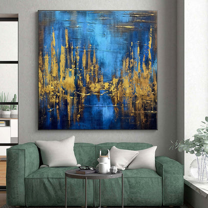 Super-Sized Custom Abstract Wall Art for Home Craft Room Worktable Wall
