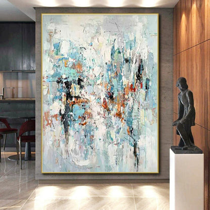 Oversized Contemporary Abstract Canvas for Fashion Show Runway Backdrops