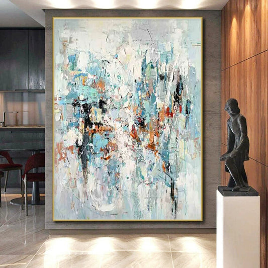 Oversized Contemporary Abstract Canvas for Fashion Show Runway Backdrops