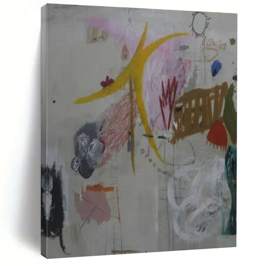 Custom Hand-Painted Abstract Mural for Bar & Hotel Event Spaces