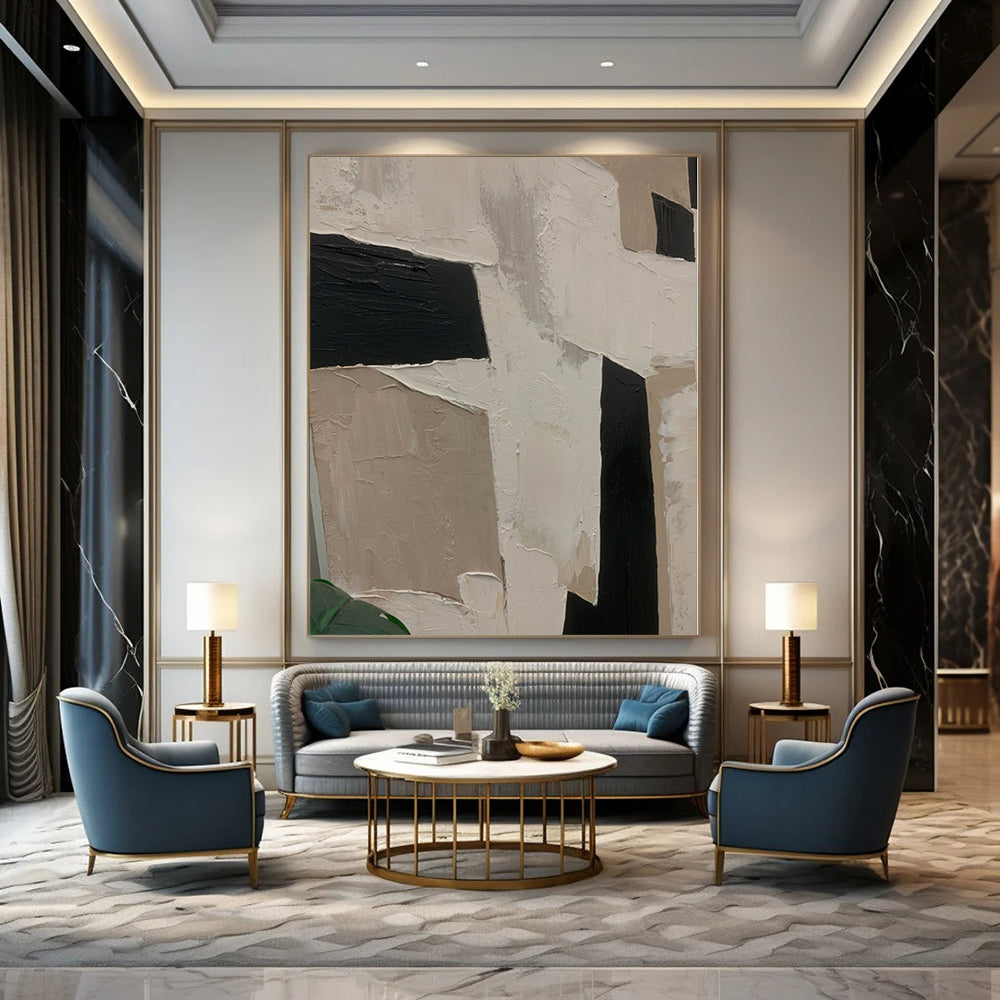 Immense Handcrafted Abstract Art for Wedding Venue Aisles