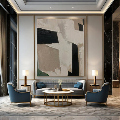 Immense Handcrafted Abstract Art for Wedding Venue Aisles