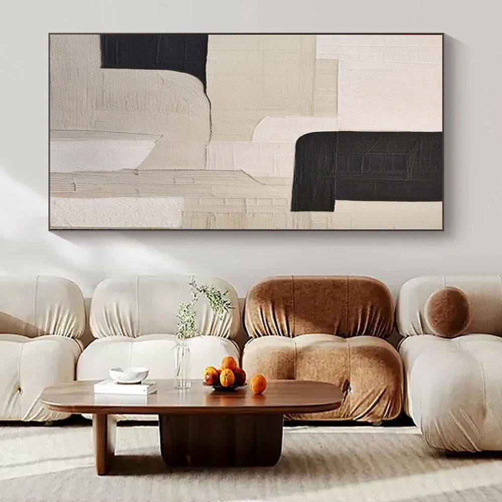 Monumental Handcrafted Abstract Canvas for Veterinary Specialty Clinic Consultation Rooms