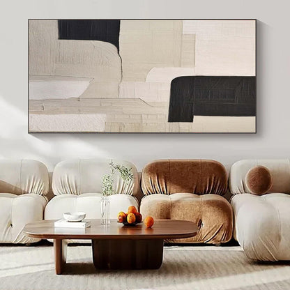 Monumental Handcrafted Abstract Canvas for Veterinary Specialty Clinic Consultation Rooms