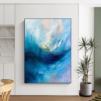 Oversized Abstract Wall Art for Home Music Studio Creative Backdrop LargeART0683