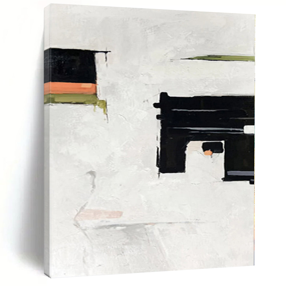 Giant Made-to-Order Abstract Painting for Mudroom Bicycle Storage and Gear Areas