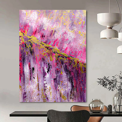 Extra-Vast Hand-Painted Modern Abstract Artwork for Bedroom Behind Vanity Mirrors