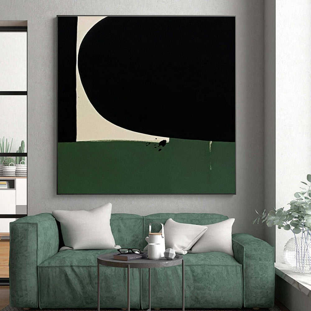 Vast Made-to-Order Hand-Painted Abstract Canvas for Co-Working Spaces LargeART0651