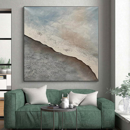 Immense Made-to-Order Abstract Painting for Home Music Room Instrument Display Areas