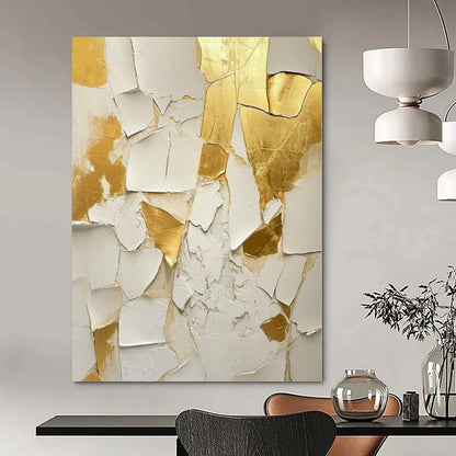 Oversized Abstract Art for Murphy Bed Wall Niches - Custom Acrylic on Linen