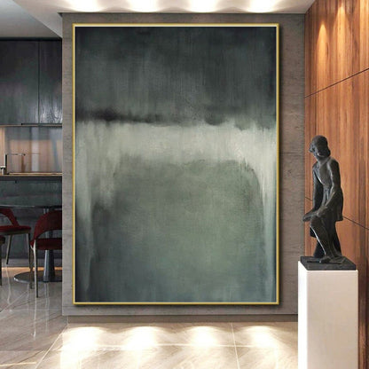 Super-Sized Custom Hand-Painted Abstract Painting for Home Wine Cellar Barrel Wall LargeART0630