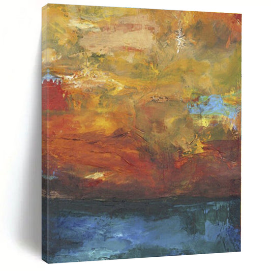 Gigantic Customized Abstract Canvas for Attic Home Office Ceiling