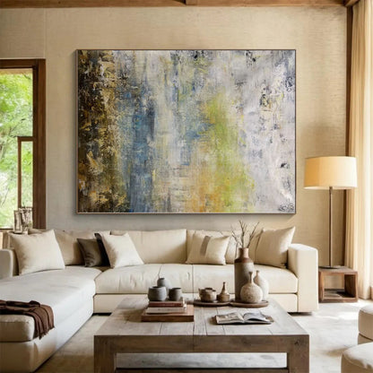 Colossal Made-to-Order Abstract Wall Art for Reading Nook Alcove