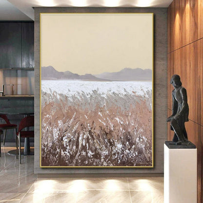 Large-Scale Contemporary Abstract Wall Art for Garage Workshop Inspiring Look