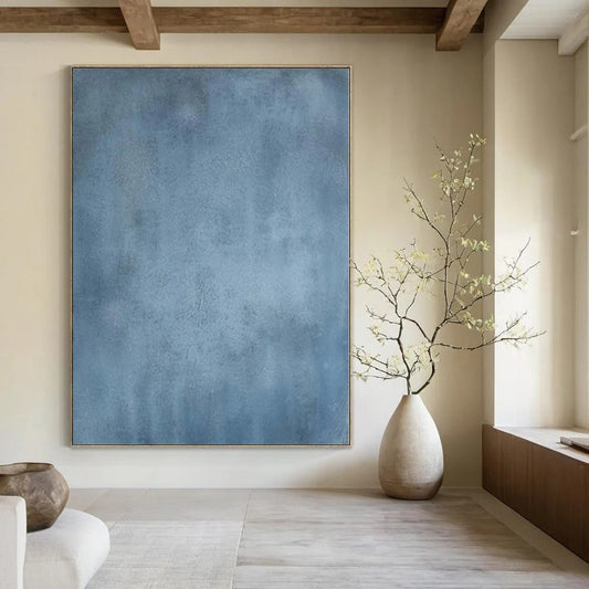 Large Abstract Canvas for Home Office Alcoves - Commissioned Oil on Linen