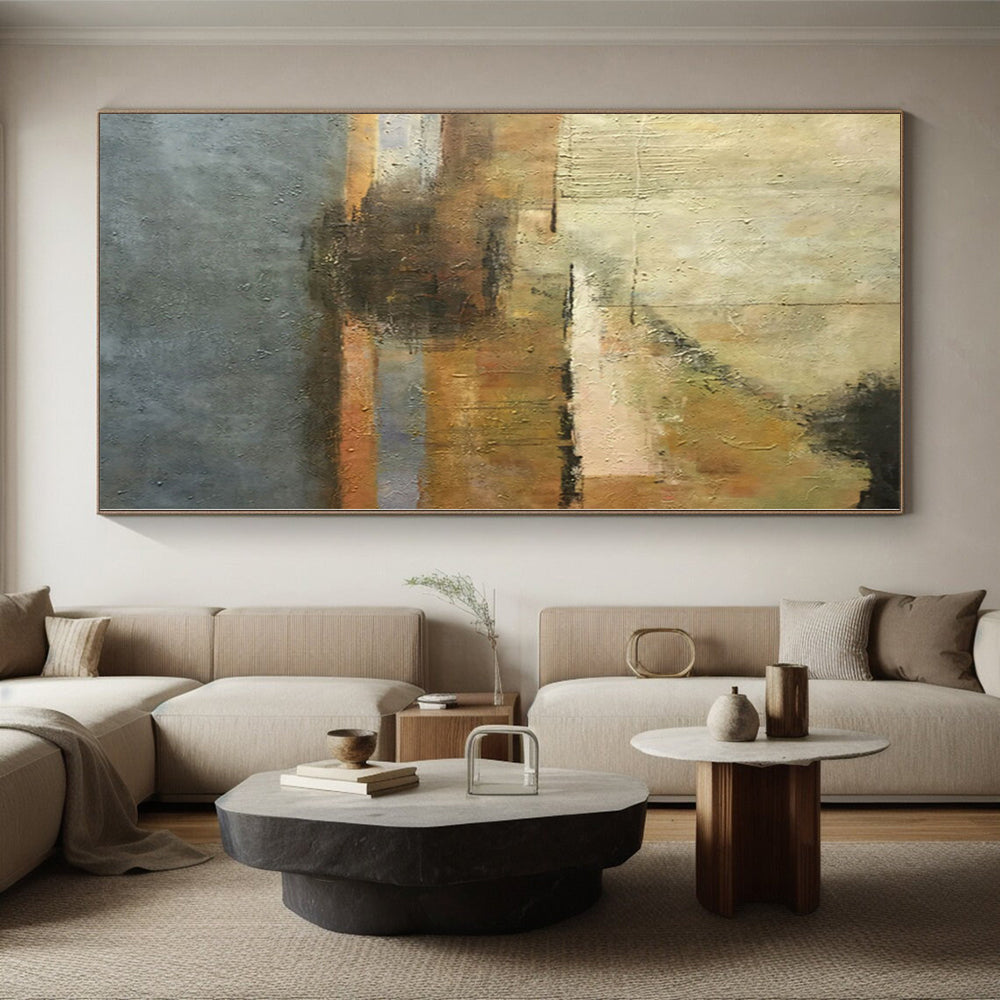 Oversized Custom Abstract Canvas for Pet Play and Rest Areas