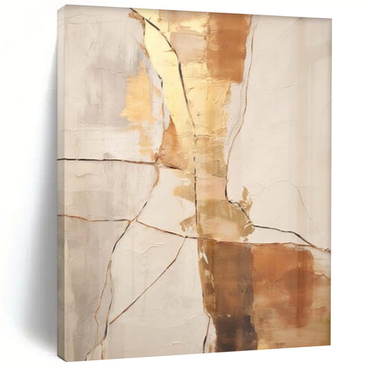 Huge Hand-Painted Contemporary Abstract Painting for Family Home Multi-Purpose Rooms