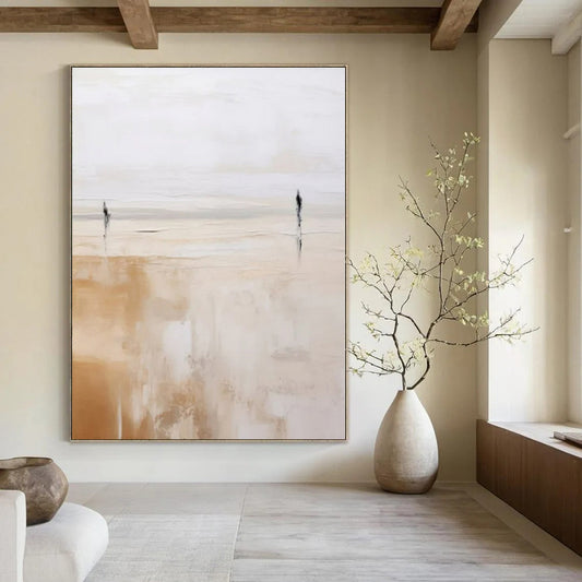 Hand-Painted Custom Abstract Art for Office IT Support Areas