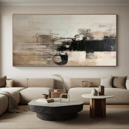 Immense Made-to-Order Abstract Canvas for Kitchen Breakfast Nooks