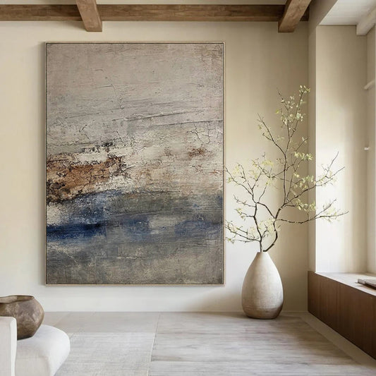 Giant Made-to-Order Abstract Canvas for Aviation Hangar Art Installations