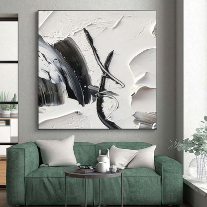 Giant Made-to-Order Abstract Painting for Living Room Fireplace Mantels