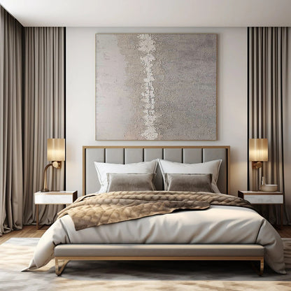 Extra-Huge Hand-Painted Modern Abstract Cheese Shop Art for Artisanal Dairy Store Displays