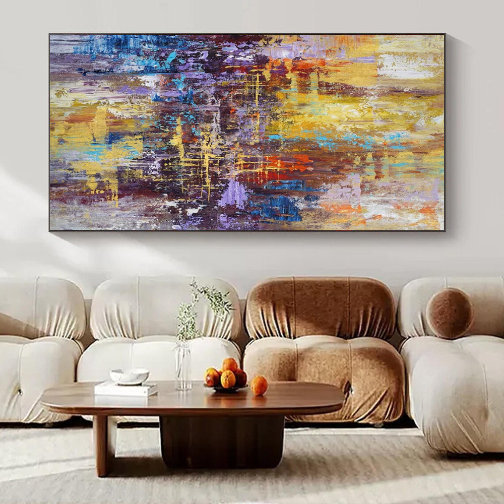 Gigantic Contemporary Abstract Painting for Sports Arena VIP Lounges