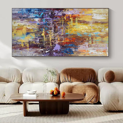Gigantic Contemporary Abstract Painting for Sports Arena VIP Lounges