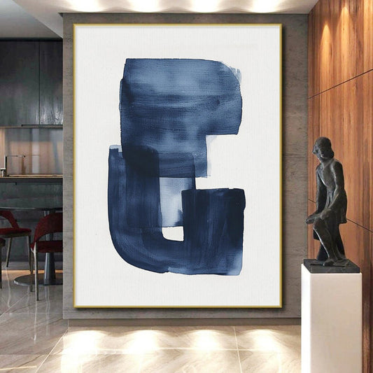 Huge Modern Abstract Canvas for Contemporary Home Craft Room Cutting Table Wall