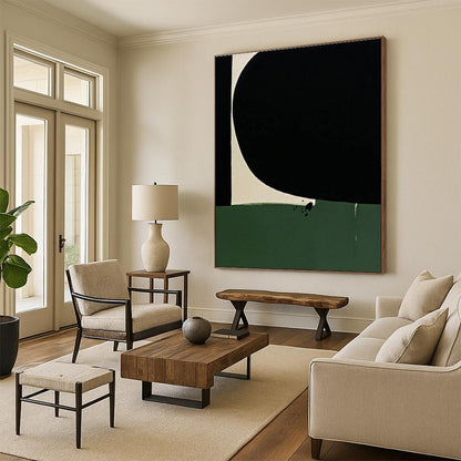 Vast Made-to-Order Hand-Painted Abstract Canvas for Co-Working Spaces LargeART0651