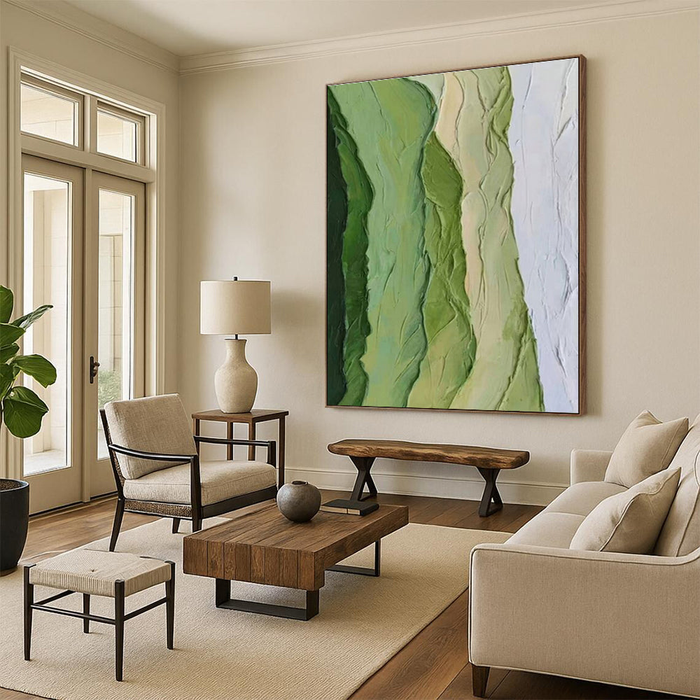 Custom-Made Grand Hand-Painted Abstract Painting for Focal Wall Feature LargeART0634