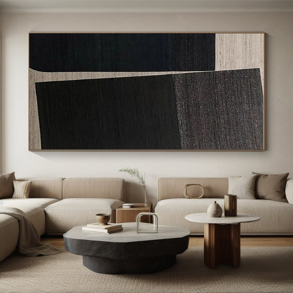 Super-Sized Custom Hand-Painted Abstract Art for Bookstores LargeART0660