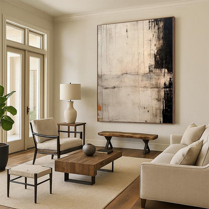 Monumental Custom Abstract Art for Master Bedroom Feature Walls