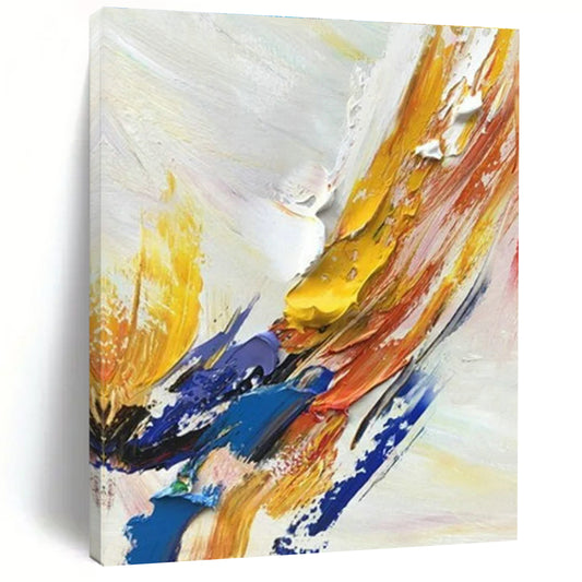 Gigantic Hand-Crafted Abstract Canvas for Dining Room Server Wall LargeART0605