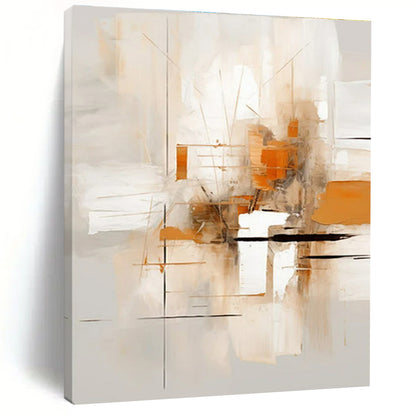Extra-Huge Contemporary Abstract Painting for Hallway Visual Flow Enhancement