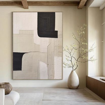 Monumental Handcrafted Abstract Canvas for Veterinary Specialty Clinic Consultation Rooms
