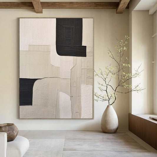 Monumental Handcrafted Abstract Canvas for Veterinary Specialty Clinic Consultation Rooms