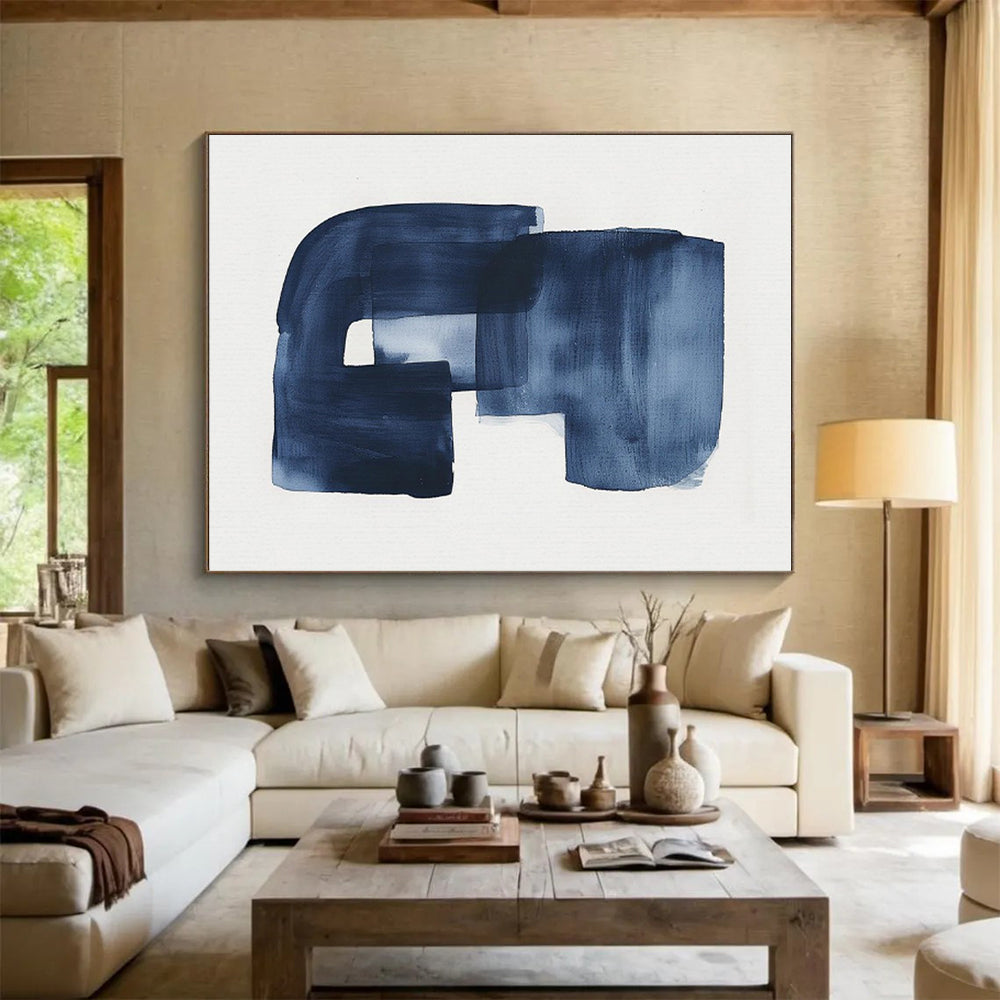 Huge Modern Abstract Canvas for Contemporary Home Craft Room Cutting Table Wall