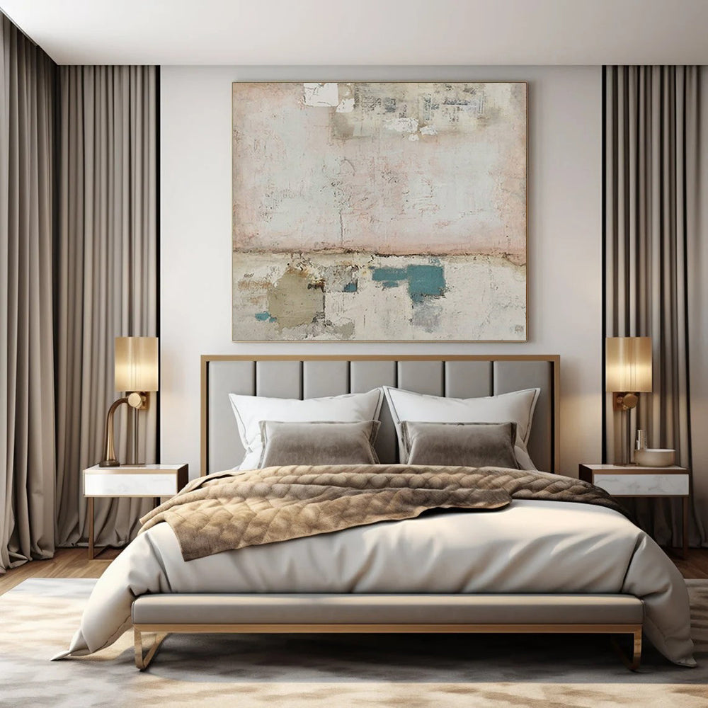 Extra-Large Hand-Painted Modern Abstract Wall Art for Cultural Festival Exhibition Tents