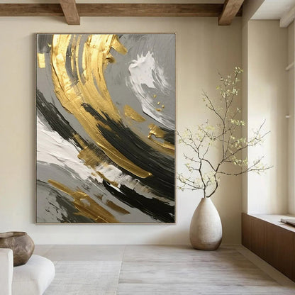 Ethereal Fairyland Hand-Painted Abstract Mural for Magical Bedrooms
