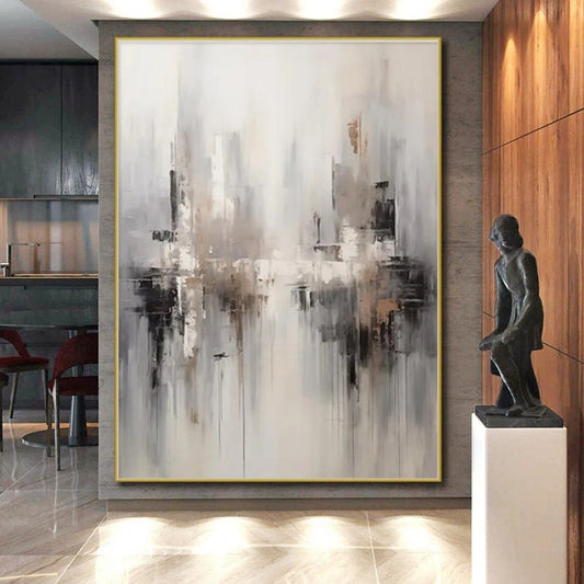 Giant Modern Abstract Art for Home Bar Social Hub Enhancement
