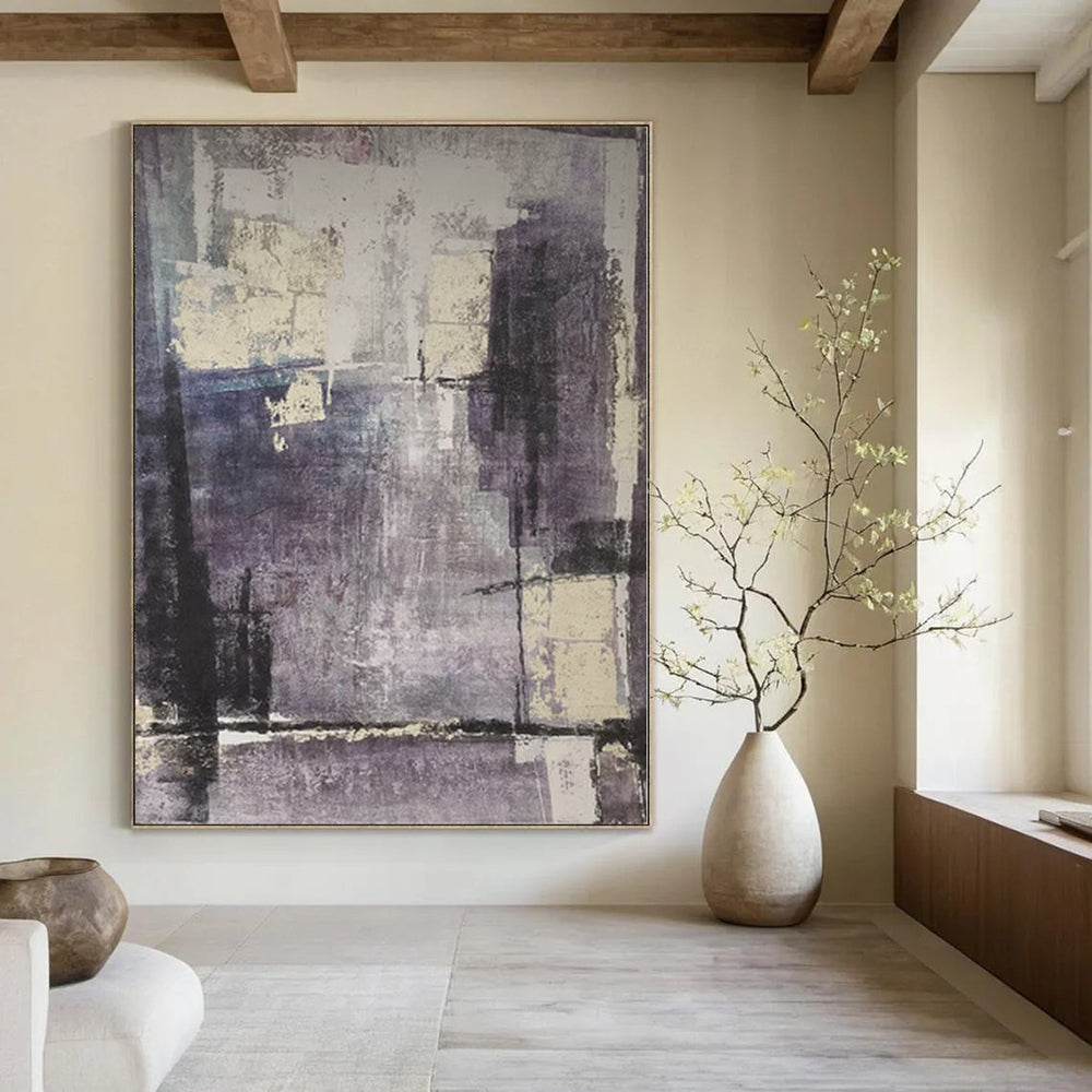 Monumental Custom Abstract Canvas for Art Collector Galleries