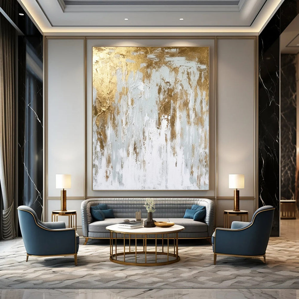 Oversized Hand-Painted Modern Abstract Mural for Boutique Hotel Kids’ Clubs