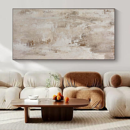 Custom Oversized Abstract Canvas for Entryway Foyers - Hand-Painted Acrylic