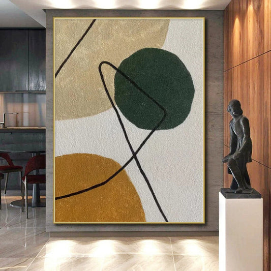 Colossal Custom Abstract Wall Art for Home Craft Room Feature Wall